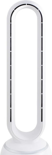 Adler Ventilator Fără Palete 60W cu Telecomandă Alb