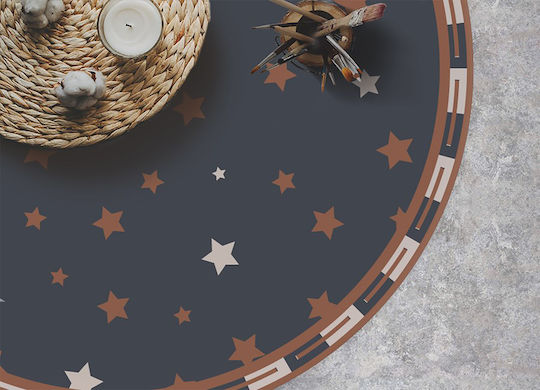 Tulup Round Brown Rug Φ70cm
