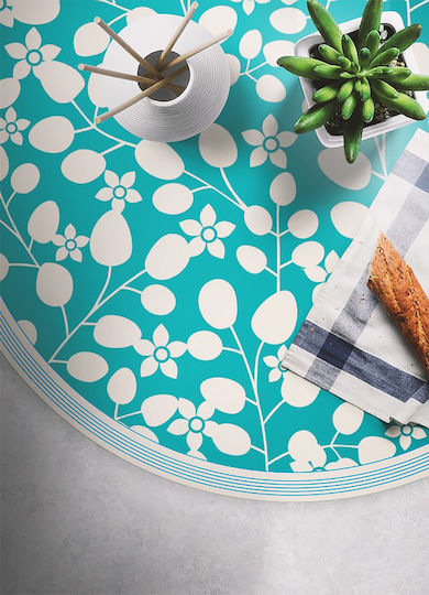 Tulup Round Blue Rug Φ120cm