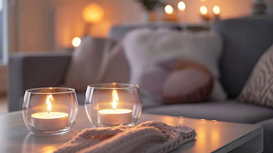 Aura Glass Ρεσώ Αρωματικό σε Λευκό Xρώμα 12τμχ