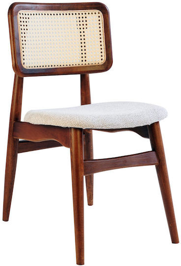 Astana Scaun Sala De Mese Lemn Culoare Nuc 55x55x47cm