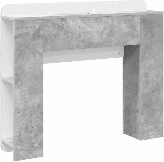 vidaXL Wooden Bed Headboard Gray 95x80cm