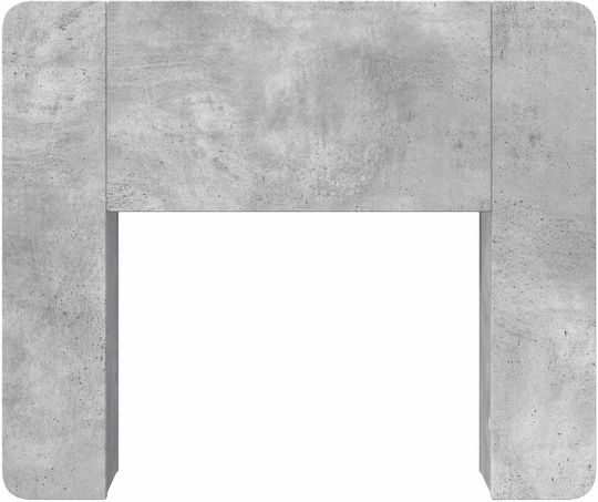 vidaXL Wooden Bed Headboard Gray 95x80cm