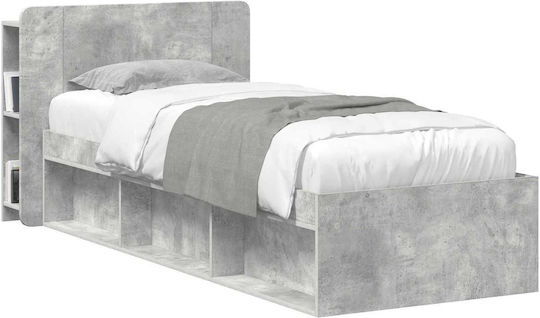 vidaXL Wooden Bed Headboard Gray 95x80cm