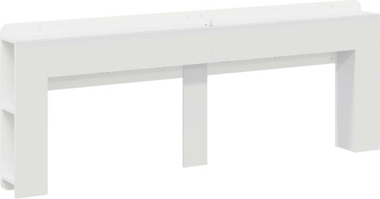 vidaXL Wooden Bed Headboard White 215x80cm