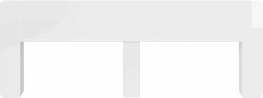 vidaXL Wooden Bed Headboard White 215x80cm