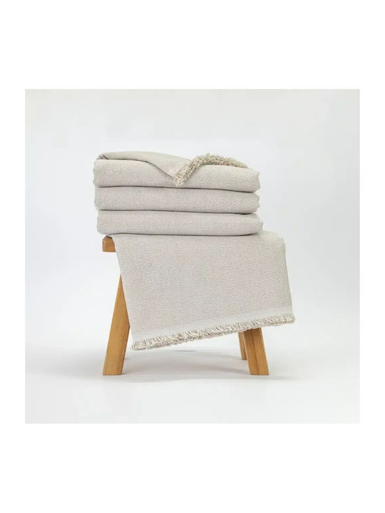 Borea Aura Armchair Throw 180x180cm Petrol Blue