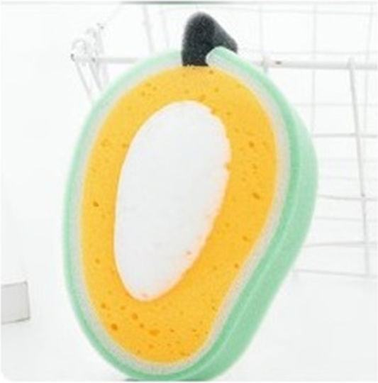 Mango-shaped Kitchen Sponge