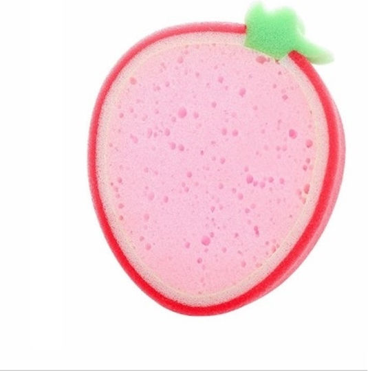 Eco-friendly Strawberry-shaped Kitchen Sponge
