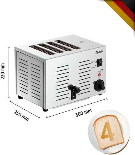 Alfa Frost Tostatoare Comercială Pop-Up 1.8kW