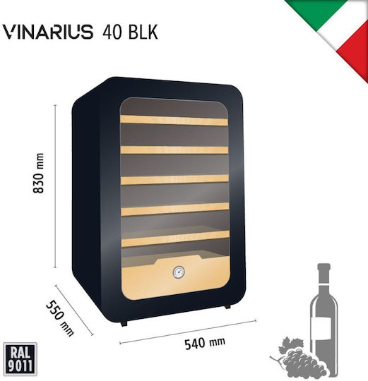Alfa Frost Kommerzielle Weinkühlschrank 126lt