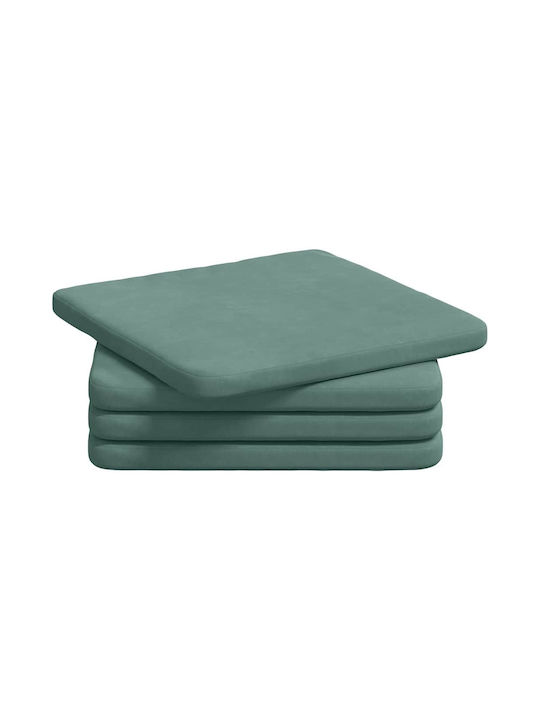 vidaXL Sofa-Kissen Hellblau