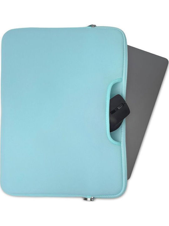Hurtel Shoulder Handheld Bag for Laptop 15.6" in Light Blue Colour