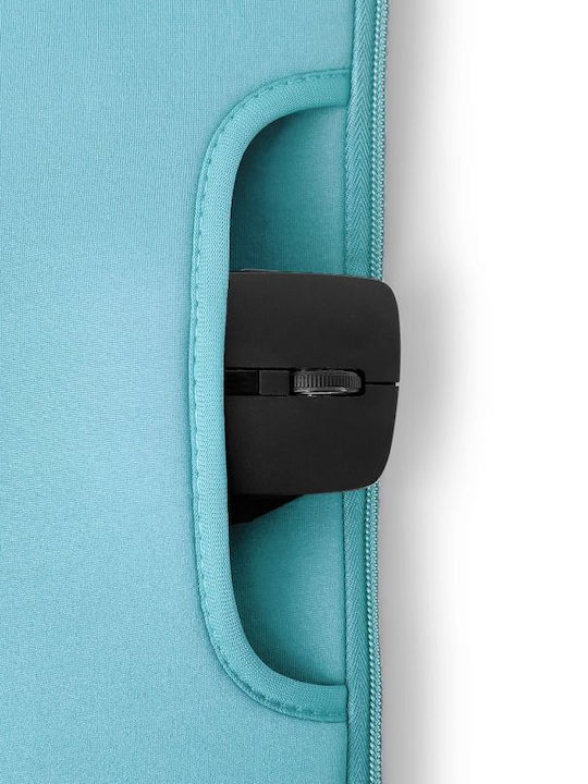Hurtel Shoulder Handheld Bag for Laptop 15.6" in Light Blue Colour