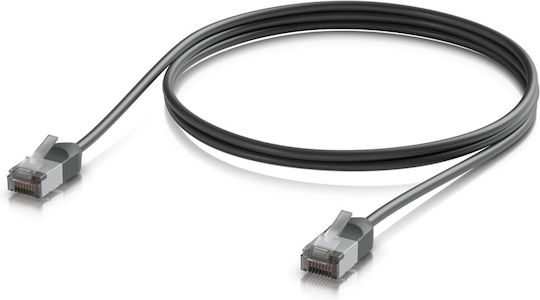 Ubiquiti F/UTP Cat.6a (Gigabit) Network Cable Ethernet 1m Black