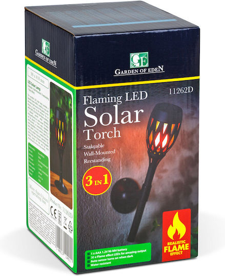Lampă Solară Suspendată Tip Torță cu Lumină Albă Caldă IP44 14.5x14.5x13.5cm