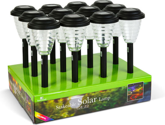 Lampa Solară RGB cu Fotocelulă IP44 9x24x12cm