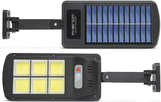 Lampă Solară de Perete 5W 300lm Alb Rece cu Senzor de Mișcare IP65 26x11.5x4.2cm