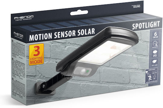 Lampă Solară de Perete 5W 300lm Alb Rece cu Senzor de Mișcare IP65 26x11.5x4.2cm