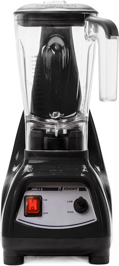 Johny ΑΚ/12 Auto Comercial Blender 1.2kW Black cu Capacitatea Canii 2.5lt 24.5x18x45cm