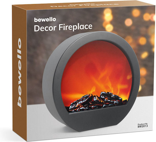 Lămpi Decorative Pentru Masă LED Alb Cald Șemineu 35x12x38cm