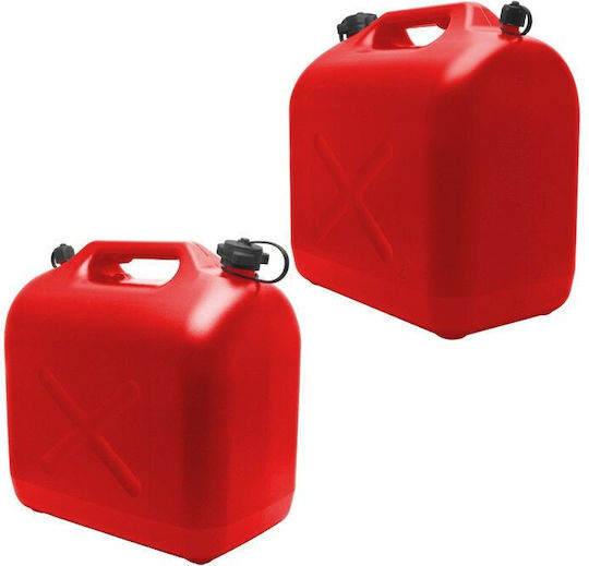 Canistră de Combustibil din Plastic Mercaton 5 L 260 X 135 X 250 Mm Roșie