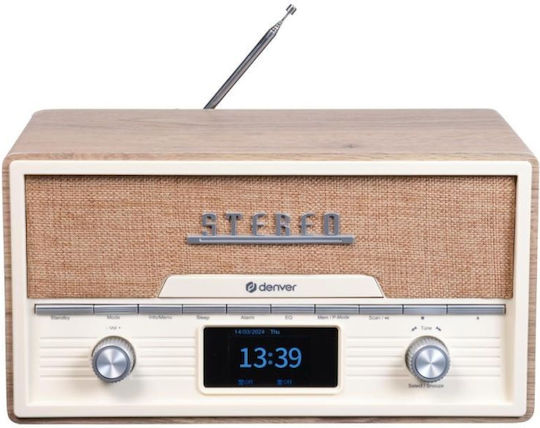 Denver Portable Audio System with CD MP3 Bluetooth USB Radio