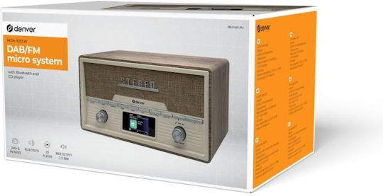 Denver Portable Audio System with CD MP3 Bluetooth USB Radio