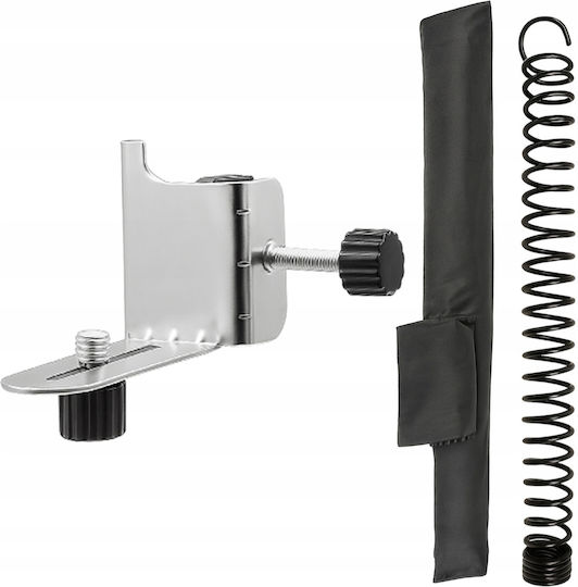 Телескопичен Прът Лазерен Нивелир Zola Максимална Височина 3 М 360° Въртяща Се Стойка Пружинен Заключващ Механизъм 1/4" 5/8" Резба Калъф За Пренасяне Червен Черен