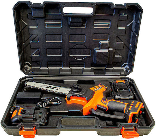 Premium Premium Akku-Kettensäge Brushless 21V mit Klingenlänge 20cm