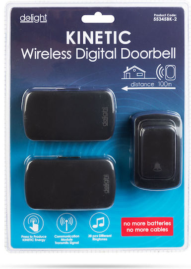 Wireless Door Bell Black