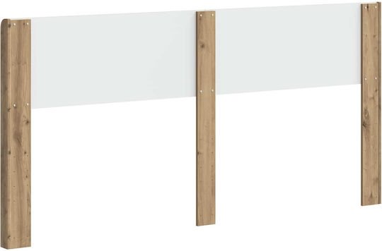 vidaXL Wooden Brown Bed Headboard 186.5x100cm