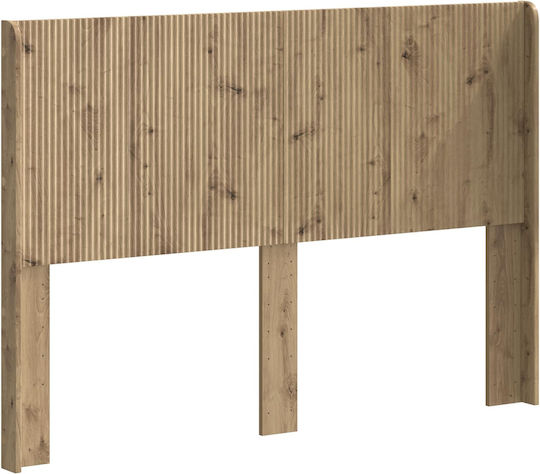 vidaXL Wooden Brown Bed Headboard 141.5x100cm