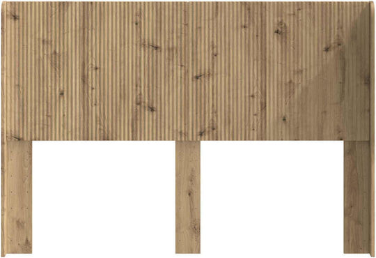 vidaXL Wooden Brown Bed Headboard 141.5x100cm