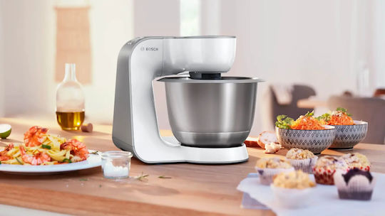 Bosch Serie 4 Κουζινομηχανή 1000W με Ανοξείδωτο Κάδο 3.9lt