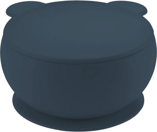 Minikoioi Children's Food Bowl Made of Blue Silicone