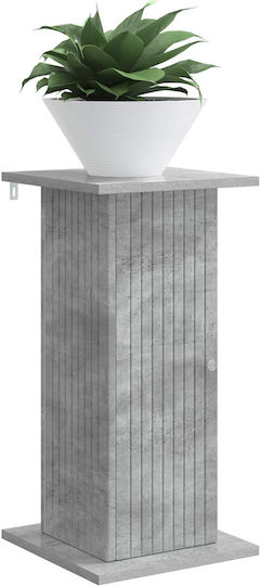 vidaXL Pflanzenständer Grau aus Beton 30,5 x 30 x 60,5 cm