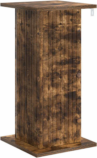Vidaxl Plant Stand 2 Pcs Smoked Oak Wood 30.5 x 30 x 60.5 cm