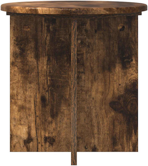 Vidaxl Βάση Φυτών 2 Pcs Καπνισμένο Ξύλο Δρυός 40 X 40 X 40 Cm