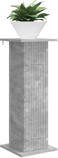 vidaXL Ανθοστήλες Ξύλινες Γκρι 30.5x30x80.5εκ. 2τμχ