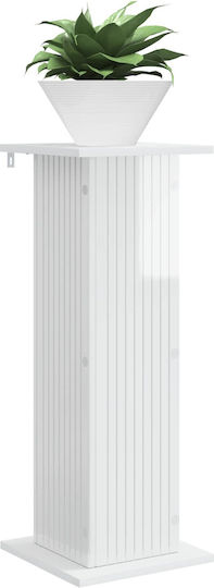 vidaXL Pflanzenständer 2 Stück Glänzendes Weiß 30,5 x 30 x 80,5 cm