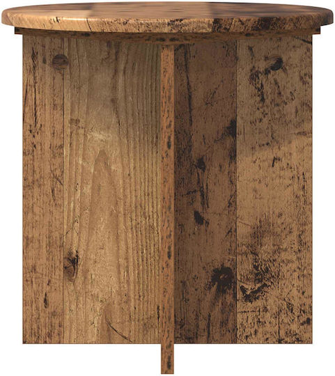 Vidaxl Βάση Φυτών 2 Pcs Παλαιωμένο Ξύλο 40 X 40 X 40 Cm