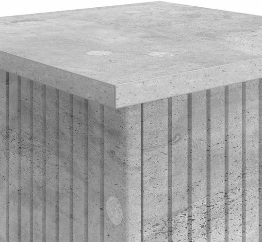 vidaXL Βάσεις Γλάστρας Ξύλινες Γκρι 30.5x30x43εκ. 2τμχ