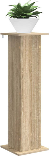 vidaXL Βάση Γλάστρας Ξύλινη Καφέ 30.5x30x100.5εκ.