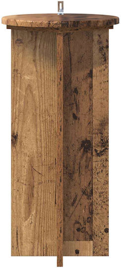 Vidaxl Plant Stand 2 Pcs Aged Wood 29.5 x 29.5 x 60 cm