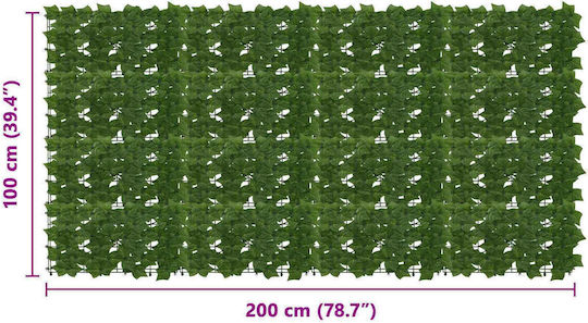 vidaXL Artificial Foliage Roll 1x2m