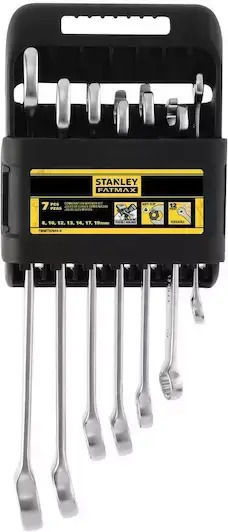 Stanley Σετ Γερμανοπολύγωνα με Mέγεθος από 8mm έως 19mm 7τμχ