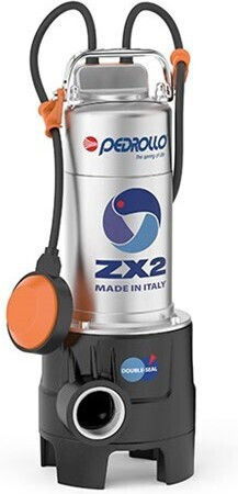 Pedrollo ZXm 1A/40 Μονοφασική Αντλία Ακαθάρτων / Λυμάτων 0.85hp με Φλοτέρ 100221