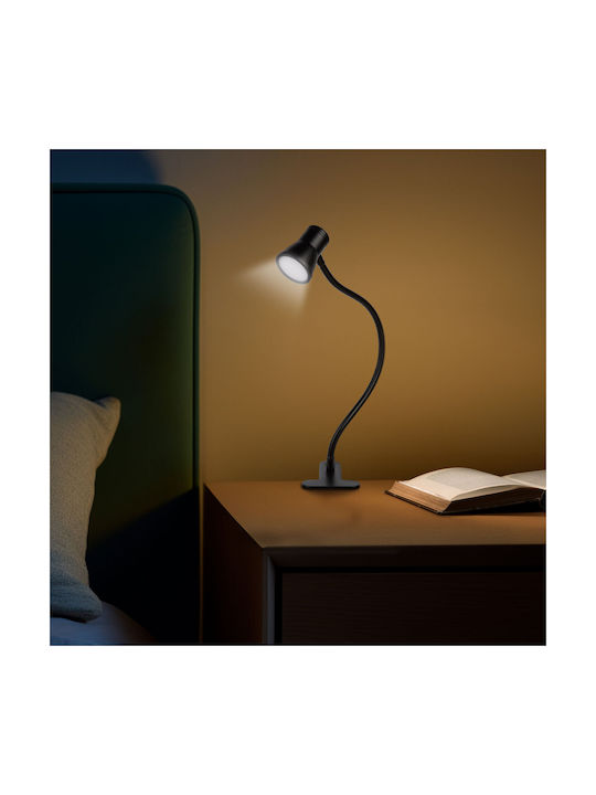 LED Iluminat de Birou cu Braț Flexibil în Culoare Albă