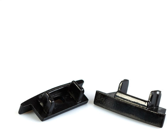 Capace Profile Aluminiu LED 41011 2 Bucăți Negre